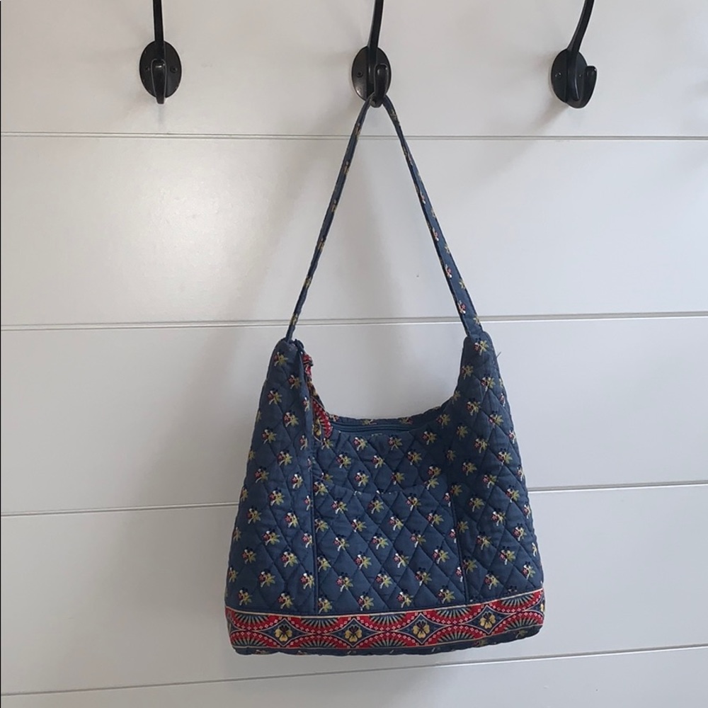 Blue flowery Vera Bradley Tote Purse